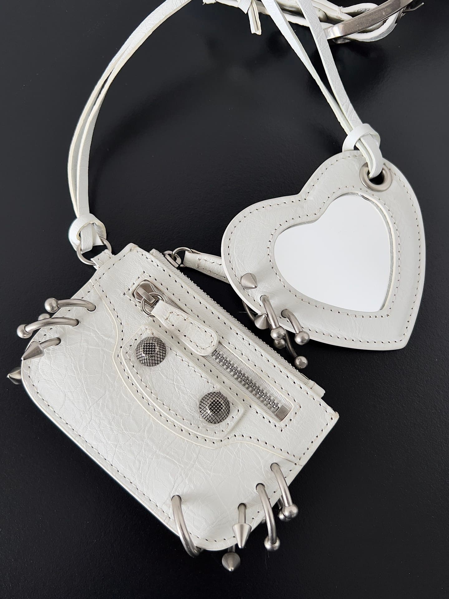 Balenciaga Cream Crossbody Bag