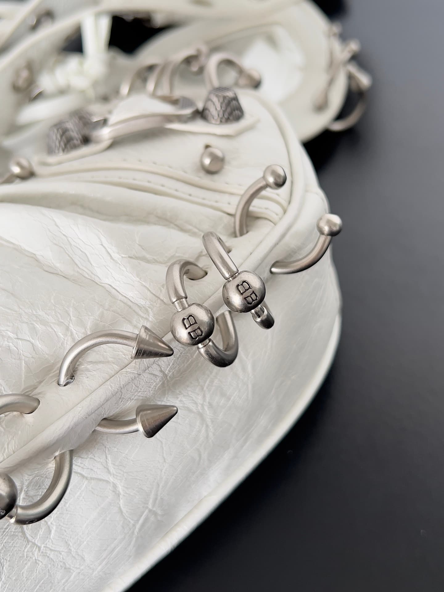 Balenciaga Cream Crossbody Bag
