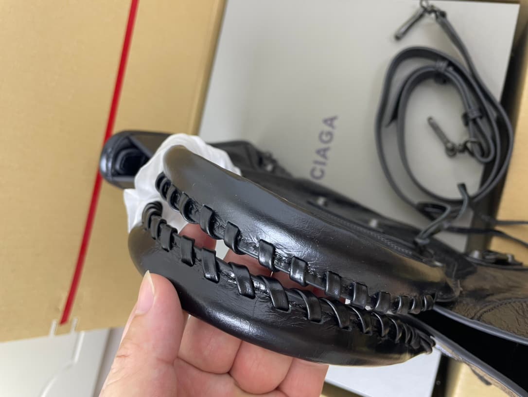 Balenciaga Black Le City Moto Bag