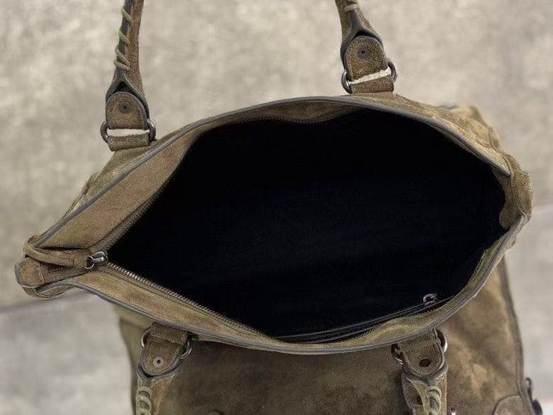 Balenciaga Green Large Le City Moto Bag
