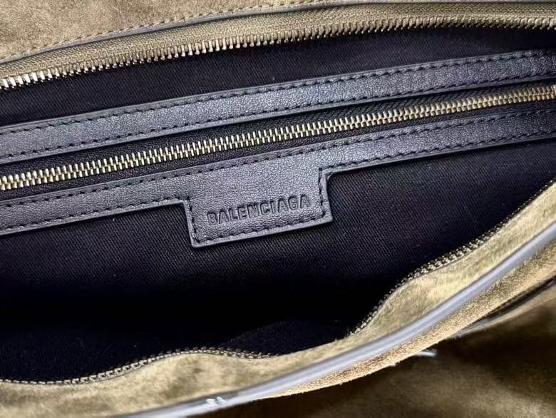 Balenciaga Green Large Le City Moto Bag
