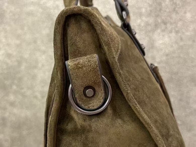 Balenciaga Green Large Le City Moto Bag