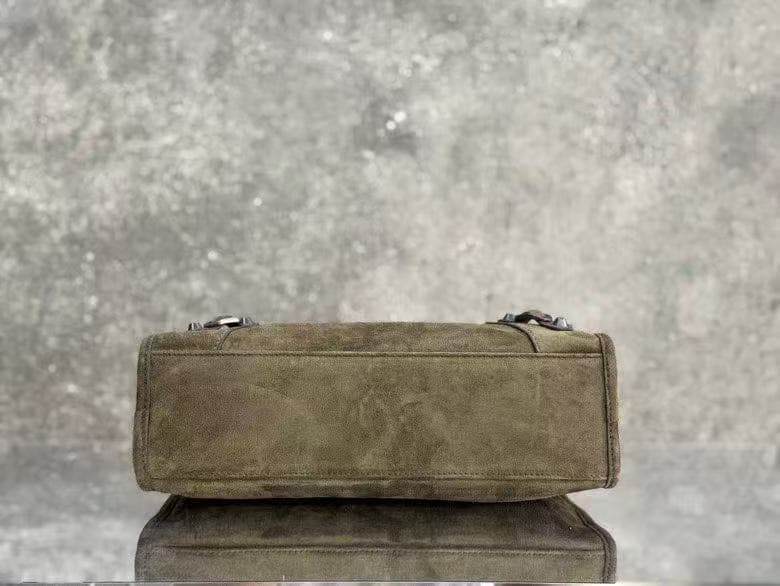 Balenciaga Green Medium Le City Moto Bag