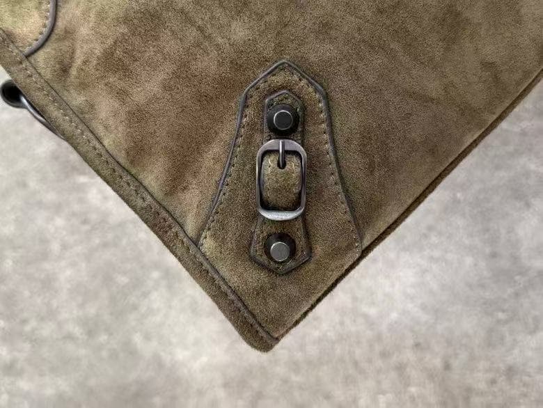Balenciaga Green Medium Le City Moto Bag