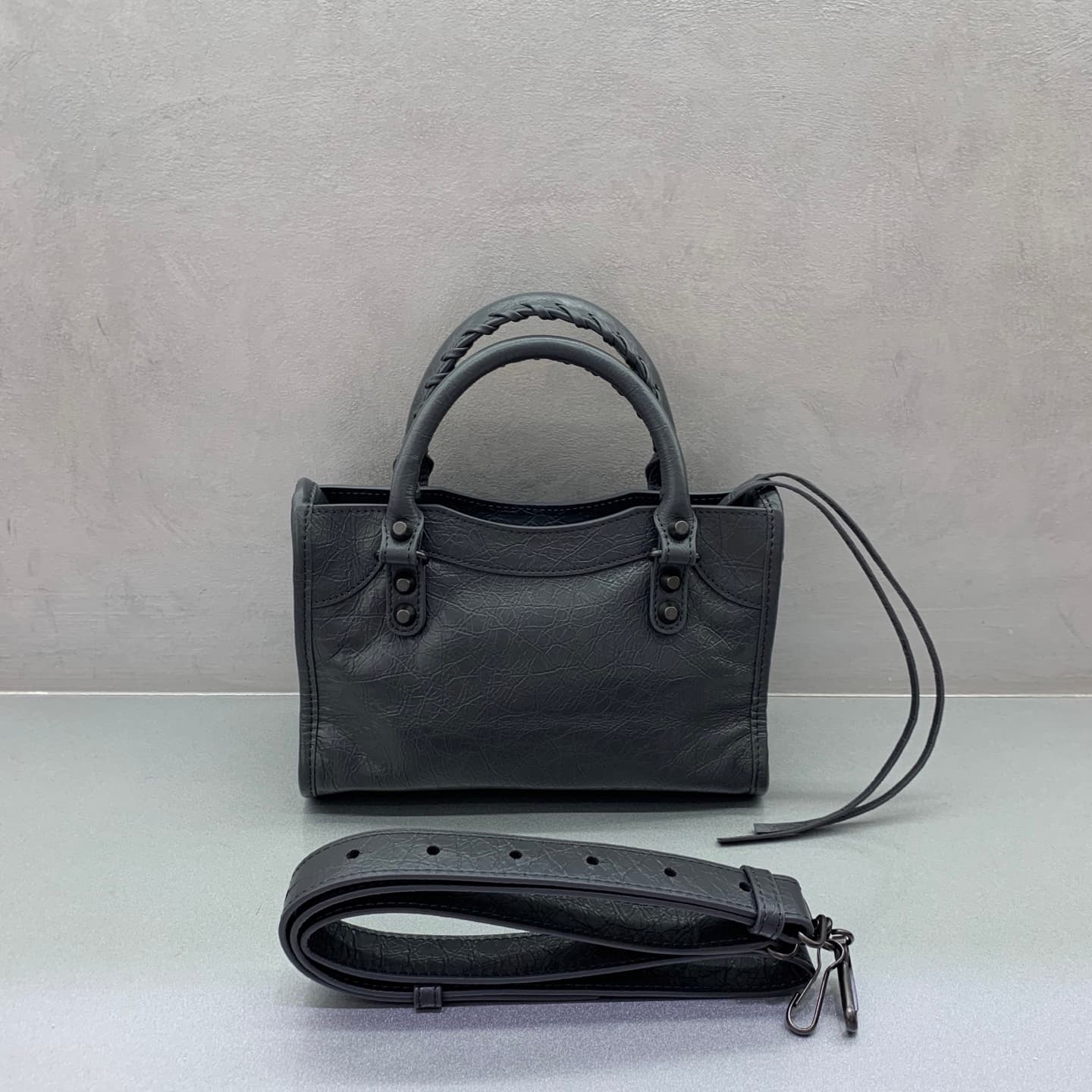 Balenciaga Grey Small Wallet 084228980