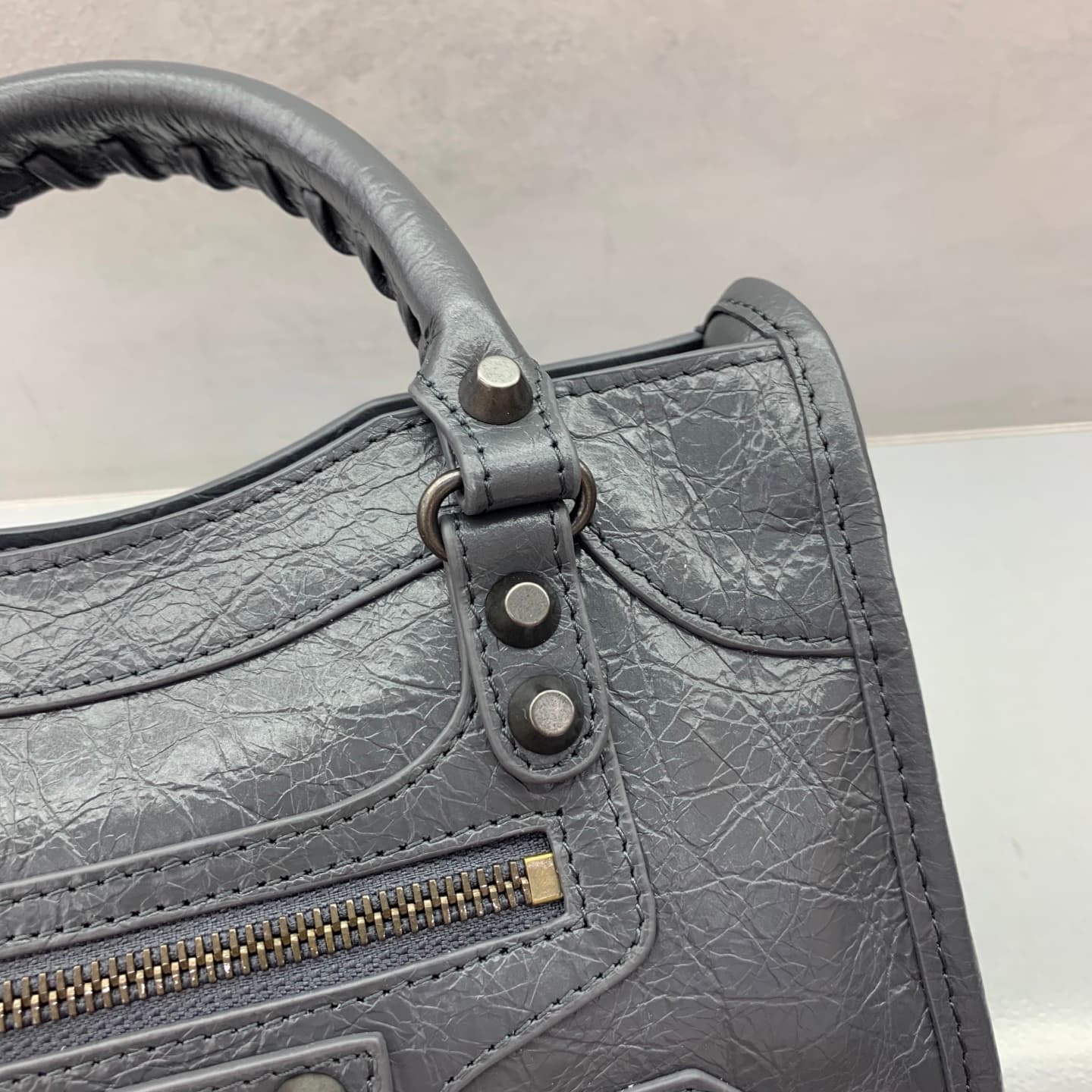 Balenciaga Grey Small Wallet 084228980