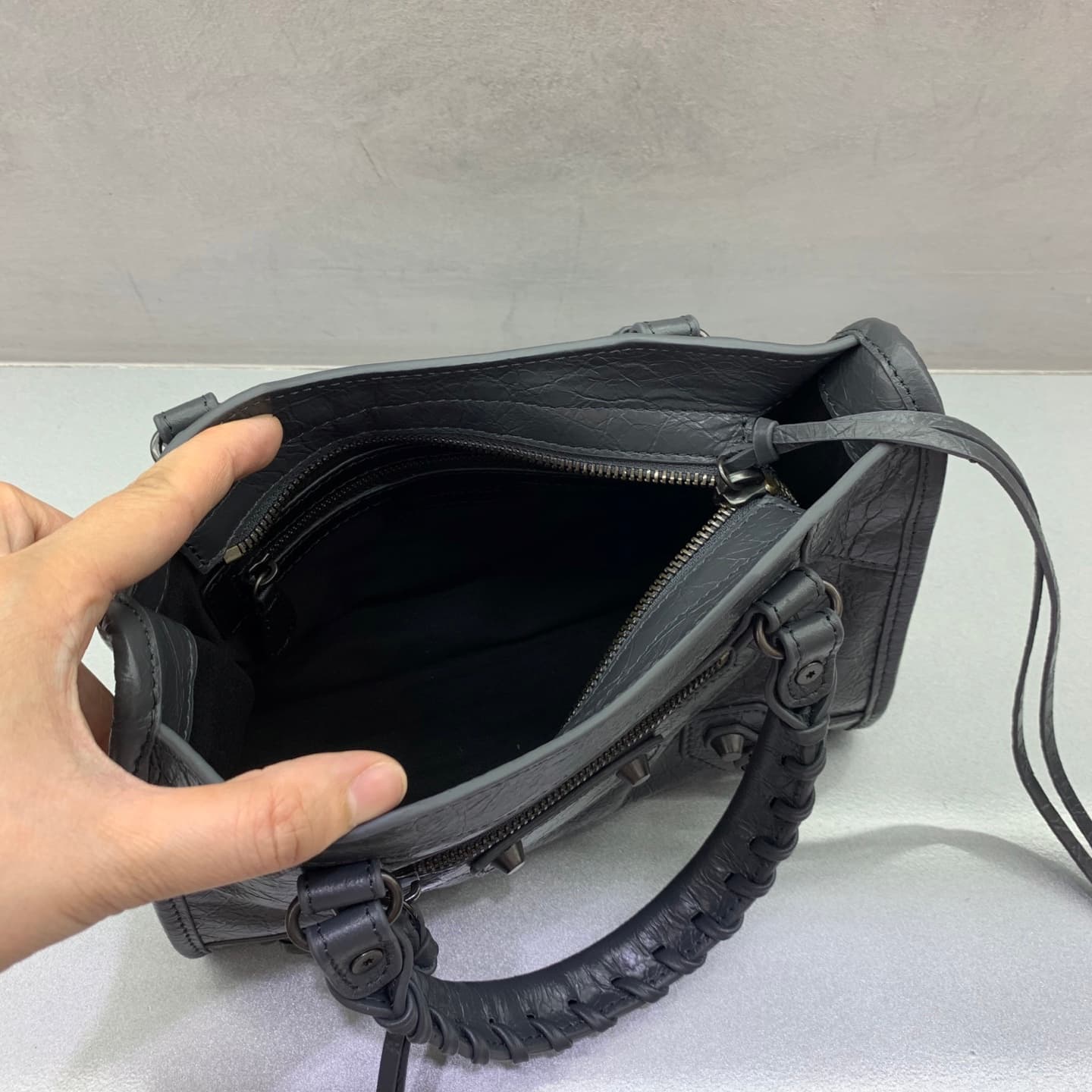 Balenciaga Grey Small Wallet 084228980