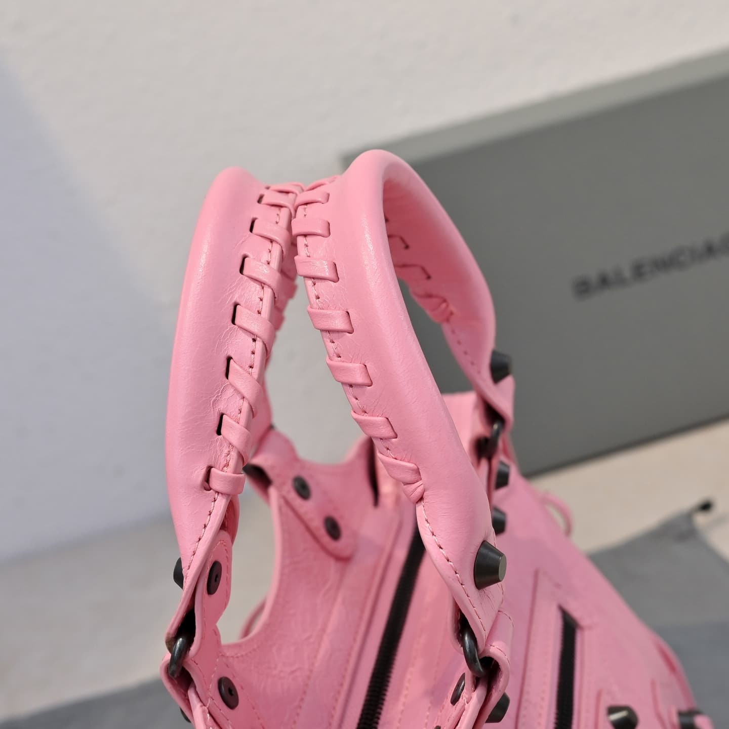 Balenciaga Red Le City Moto Bag