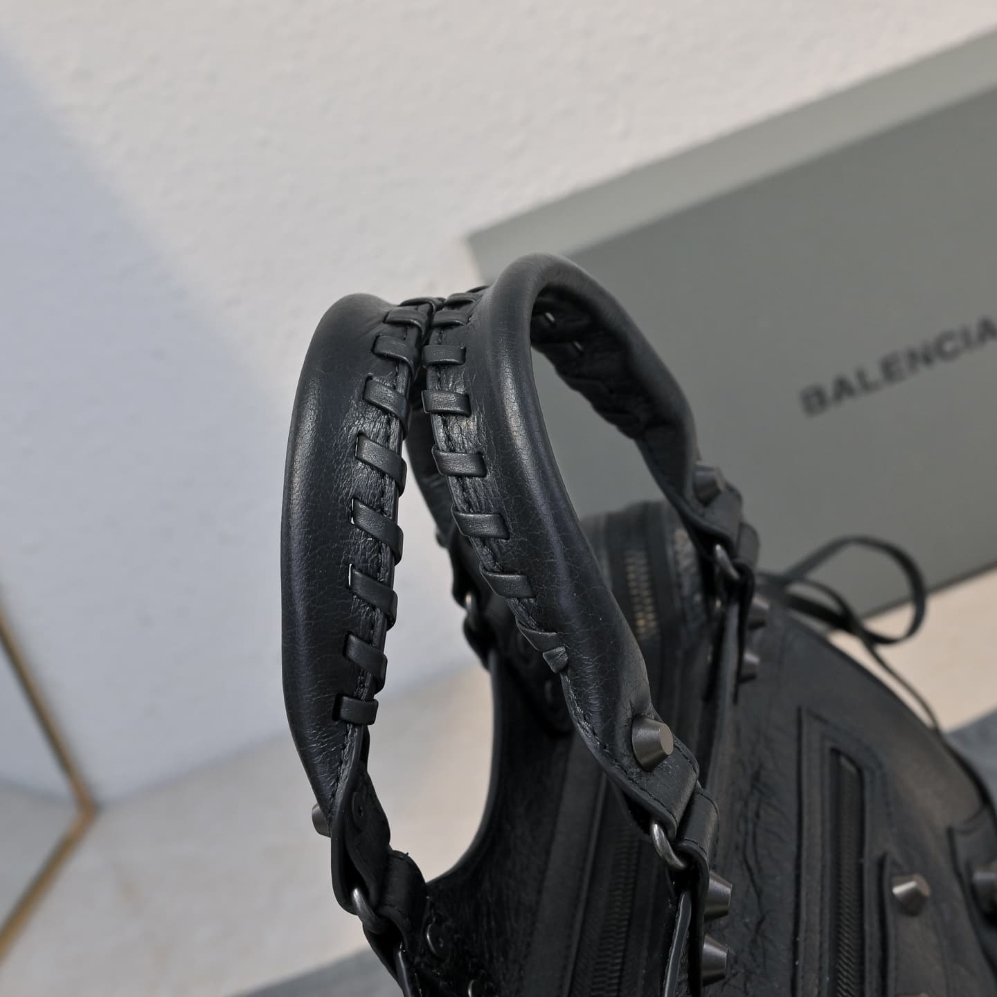 Balenciaga Black Le City Moto Bag