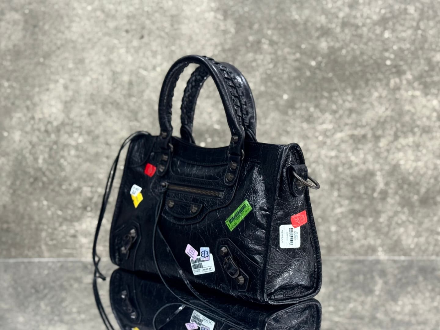 Balenciaga Black Small Shoulder Bag 0623