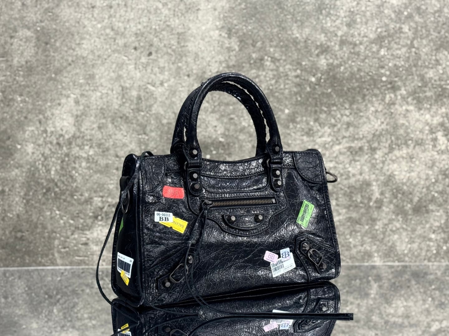 Balenciaga Black Small Shoulder Bag 0623