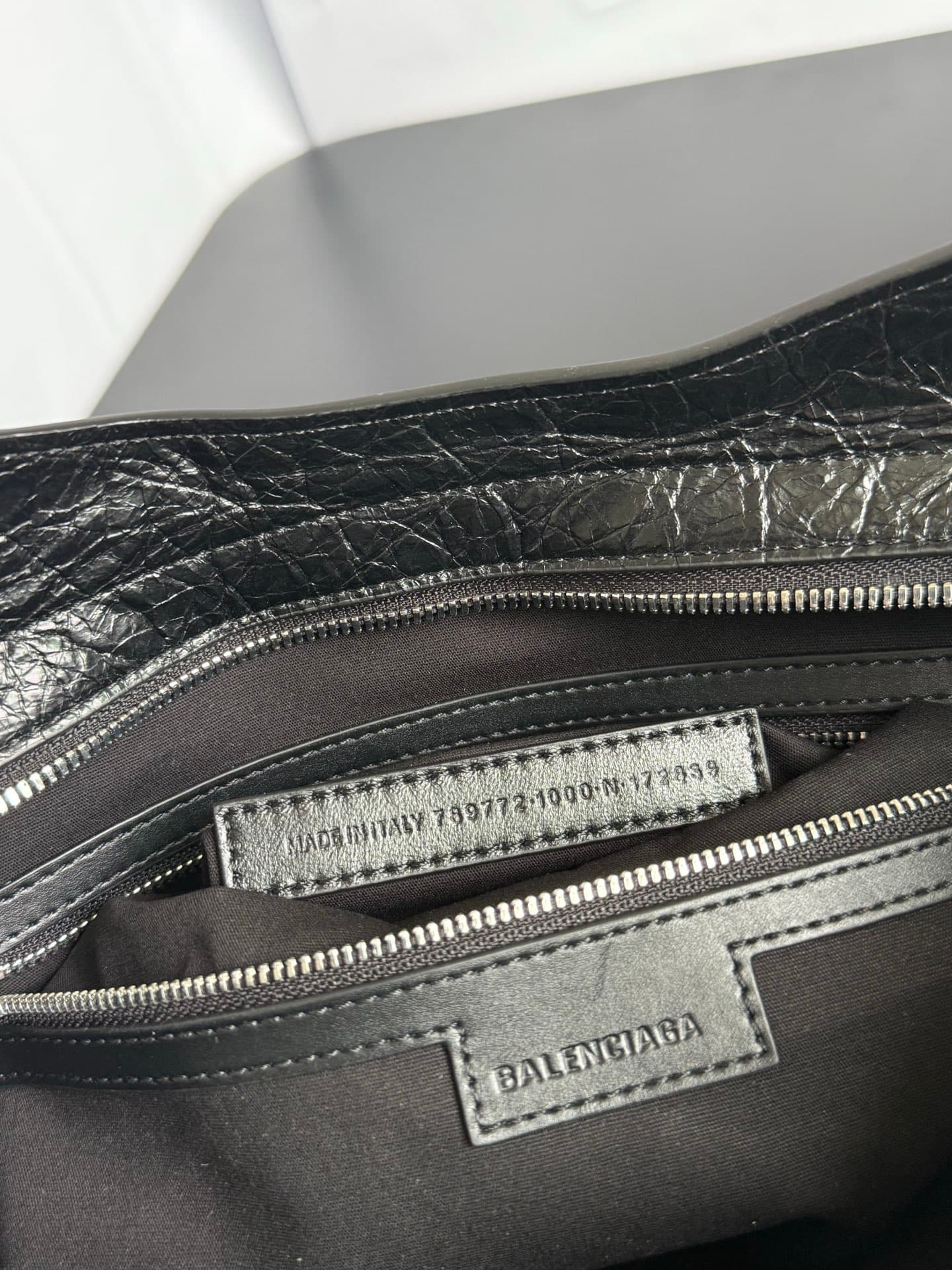 Balenciaga Black Large Le City Moto Bag 5303