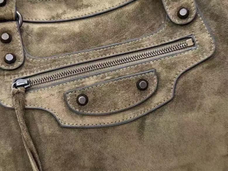 Balenciaga Green Large Le City Moto Bag