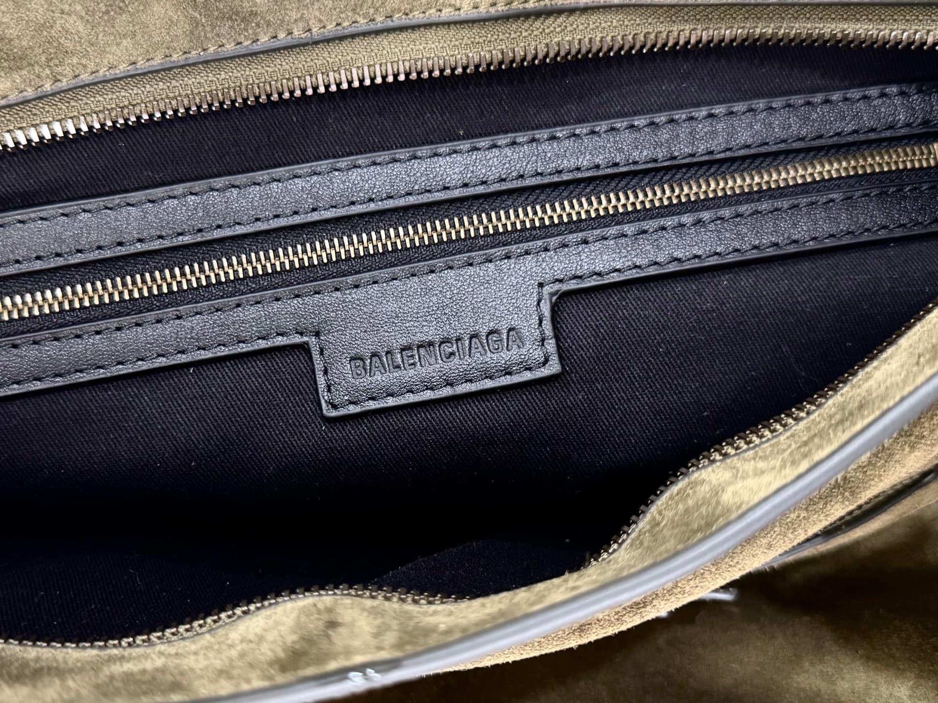 Balenciaga Green Large Le City Moto Bag