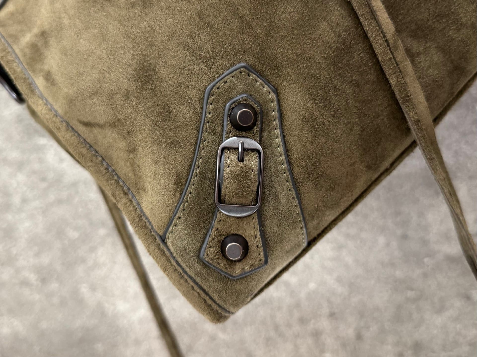 Balenciaga Green Large Le City Moto Bag