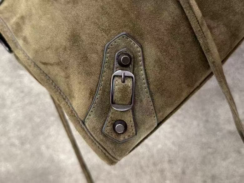 Balenciaga Green Large Le City Moto Bag
