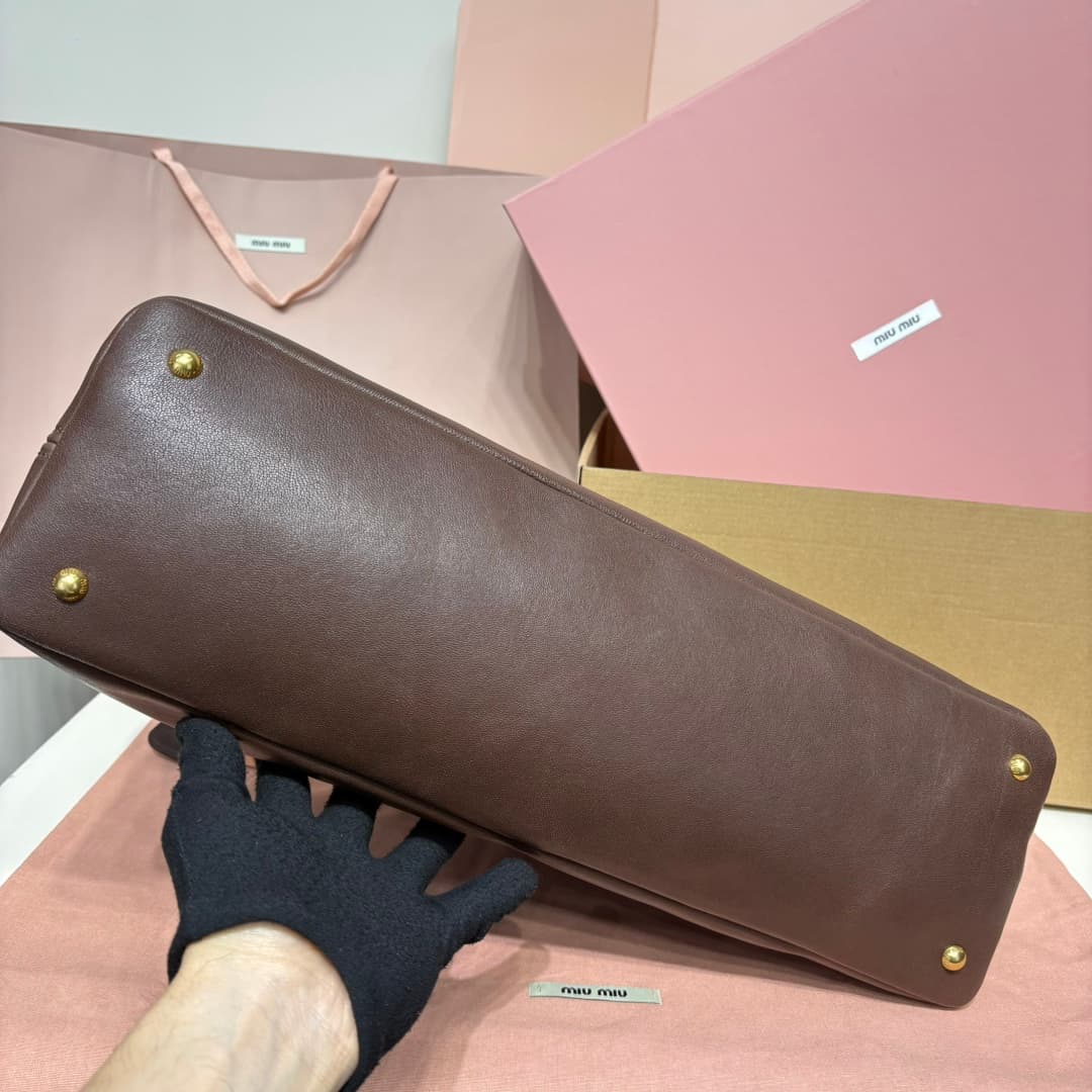 miumiu 谬谬 Gold Large Bag 5BG310