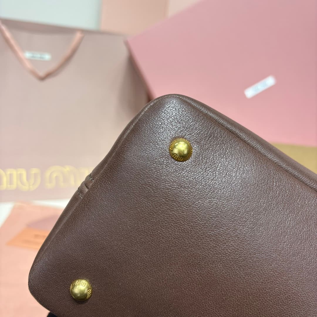 miumiu 谬谬 Gold Large Bag 5BG310