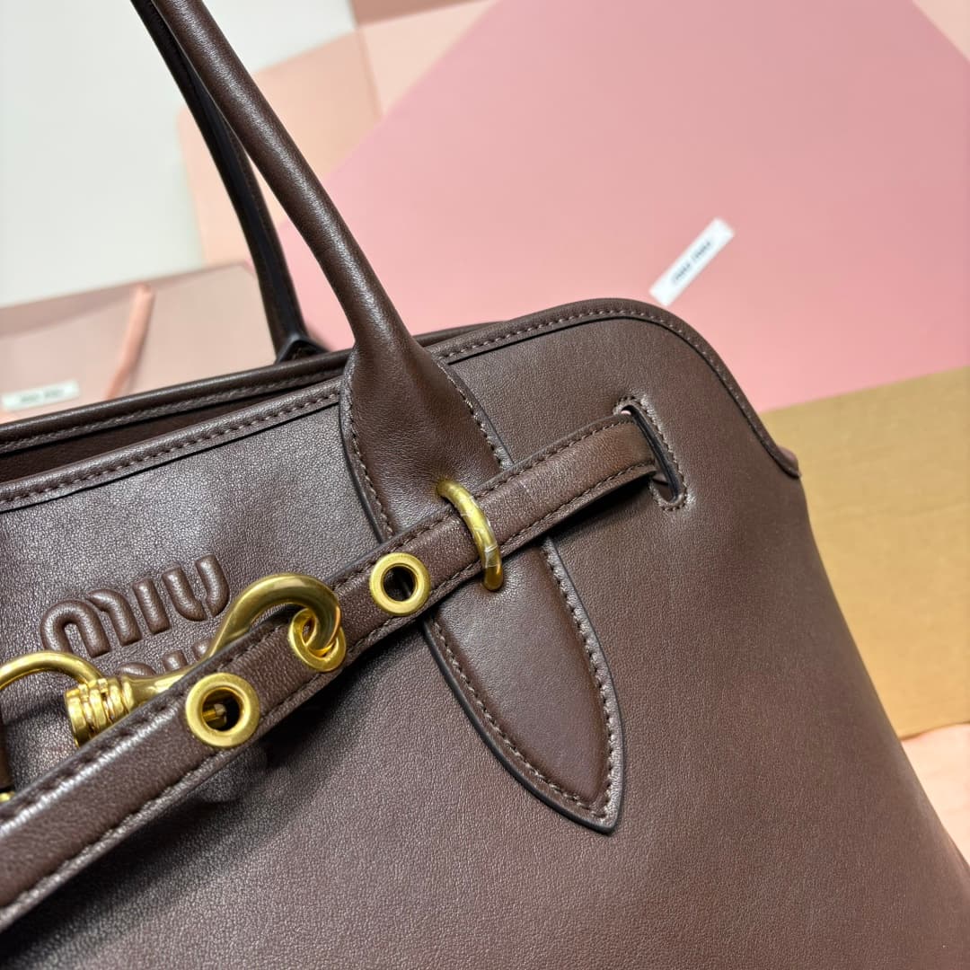 miumiu 谬谬 Gold Large Bag 5BG310