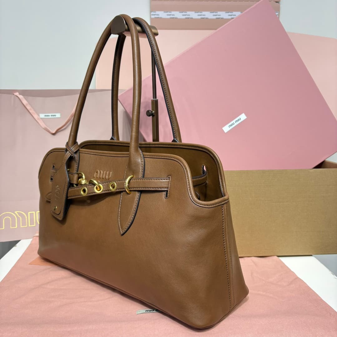 miumiu 谬谬 Gold Large Bag 5BG310