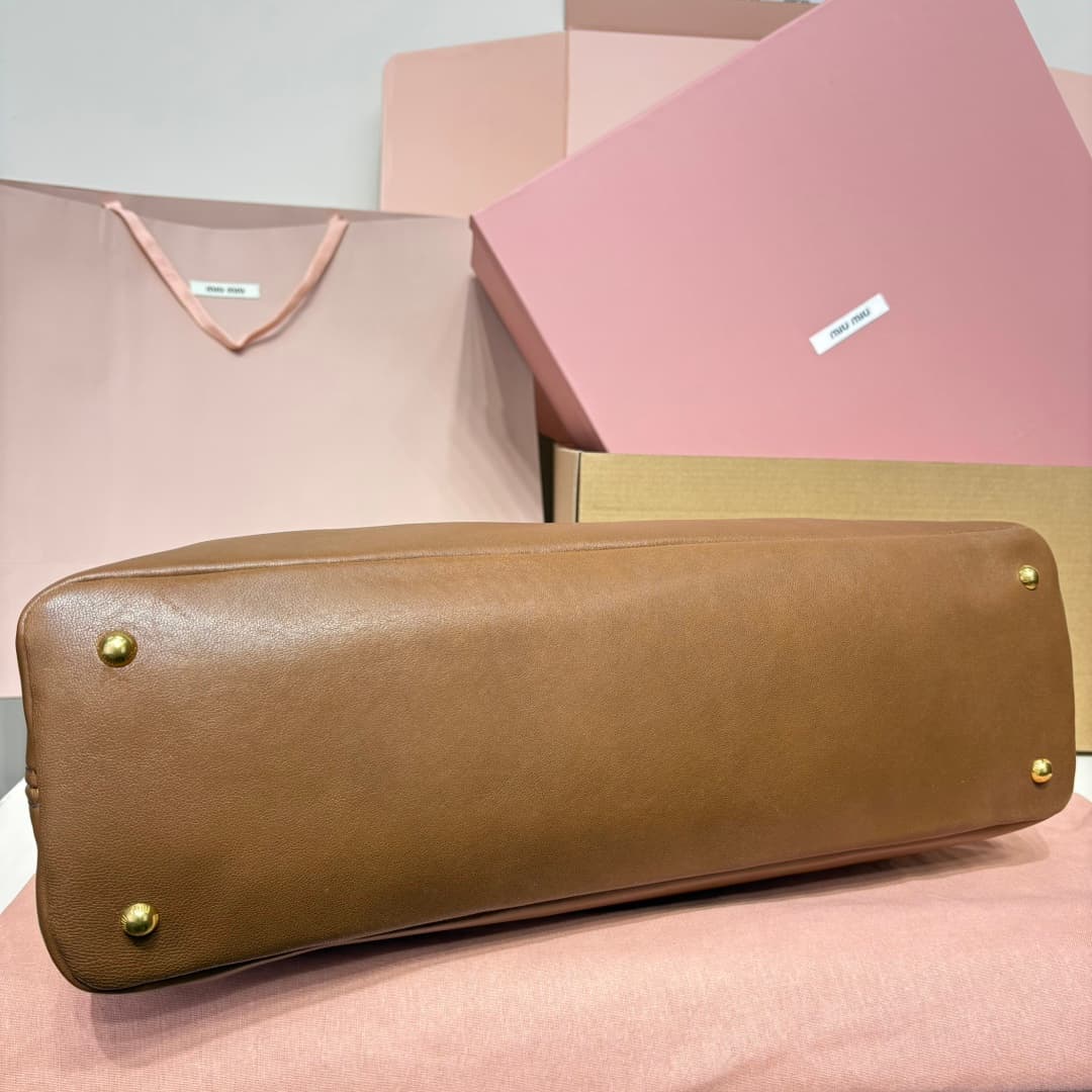 miumiu 谬谬 Gold Large Bag 5BG310