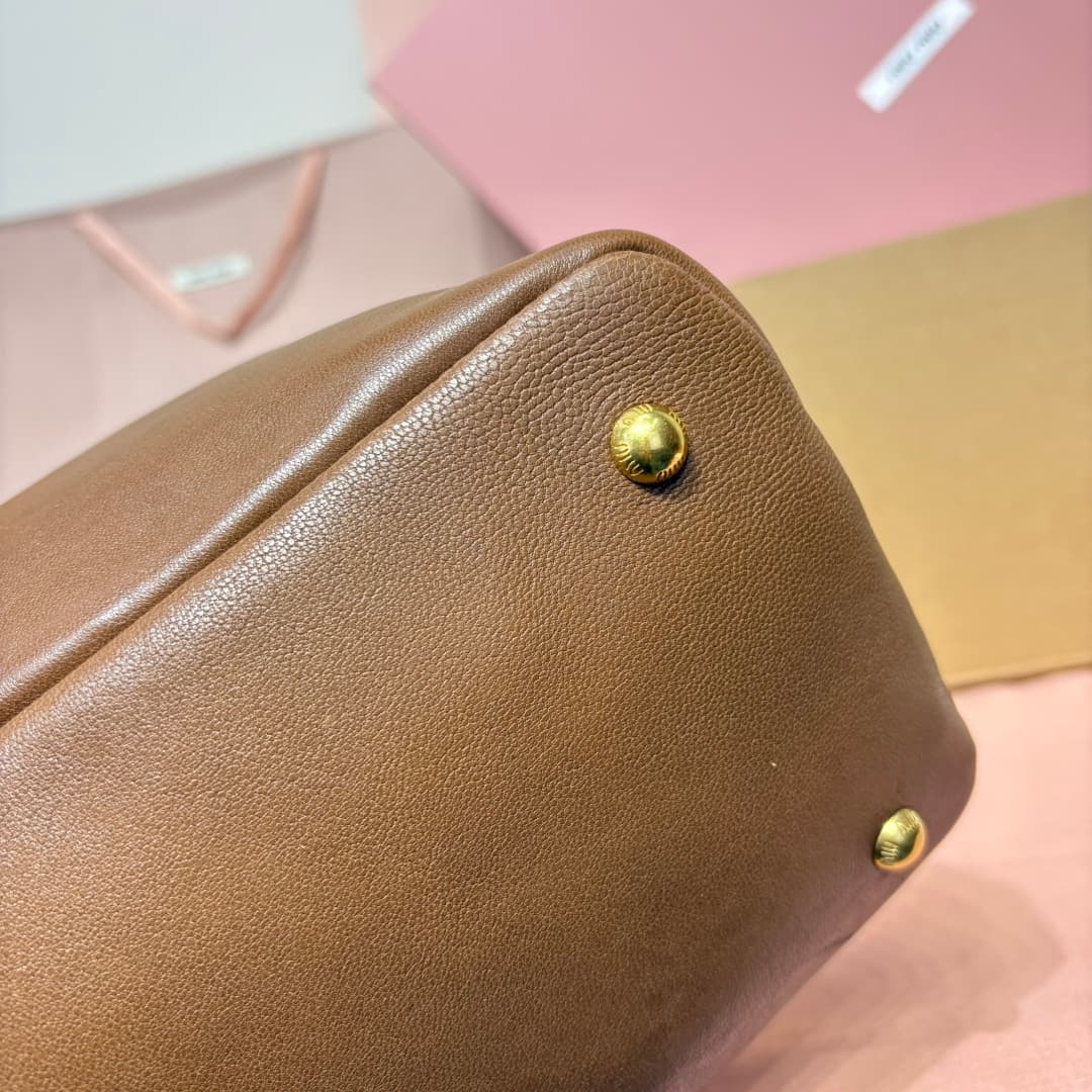 miumiu 谬谬 Gold Large Bag 5BG310