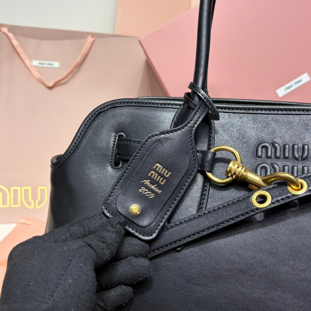 miumiu 谬谬 Gold Large Bag 5BG310