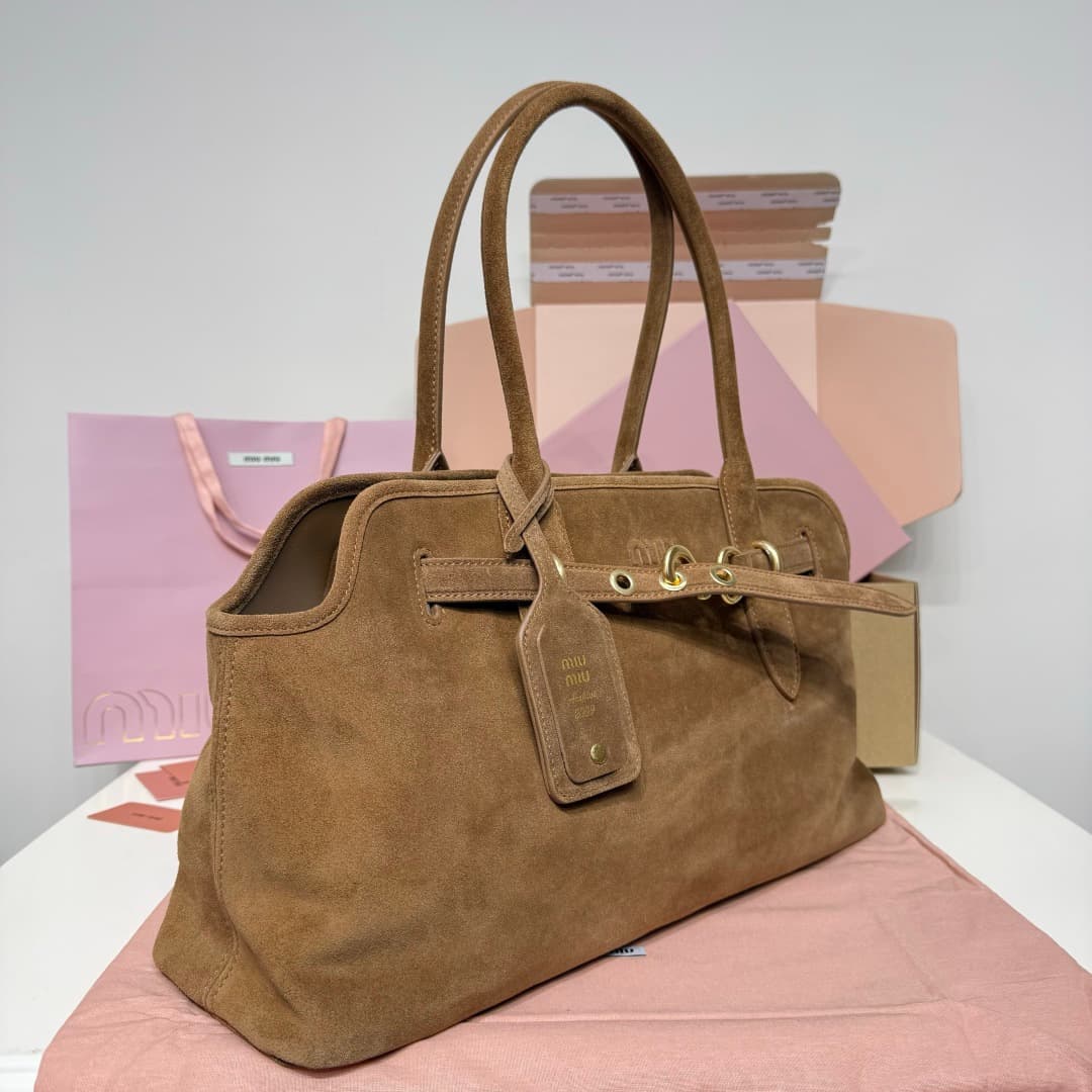 miumiu 谬谬 Gold Large Bag 5BG310