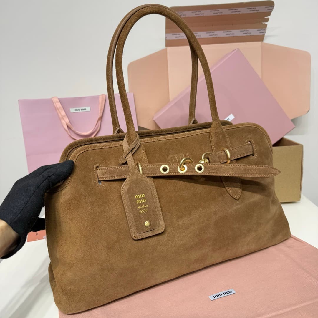 miumiu 谬谬 Gold Large Bag 5BG310
