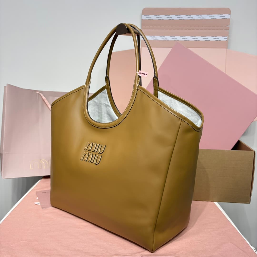 miumiu 谬谬 Brown Tote Bag