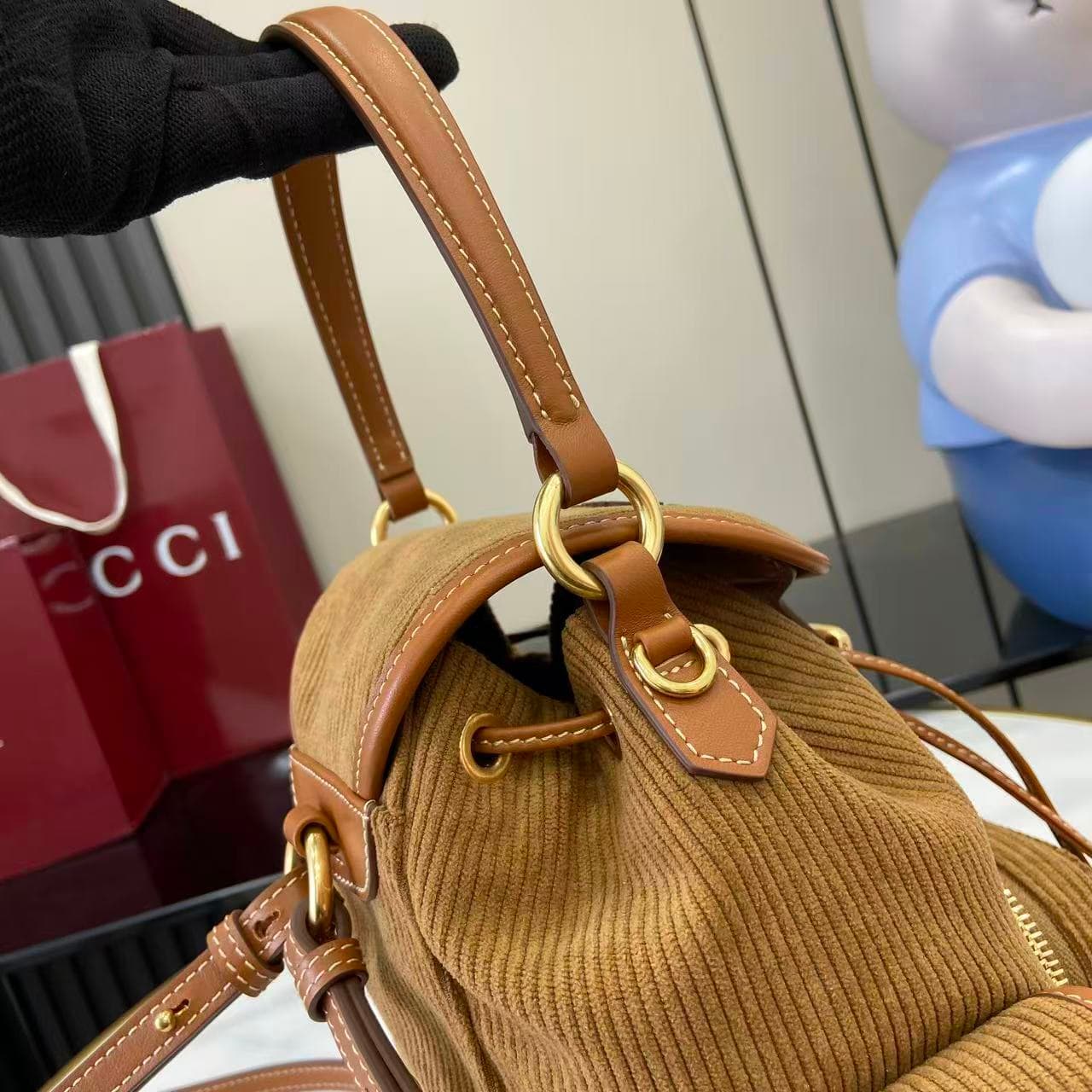 miumiu 谬谬 White Backpack 5BZ043
