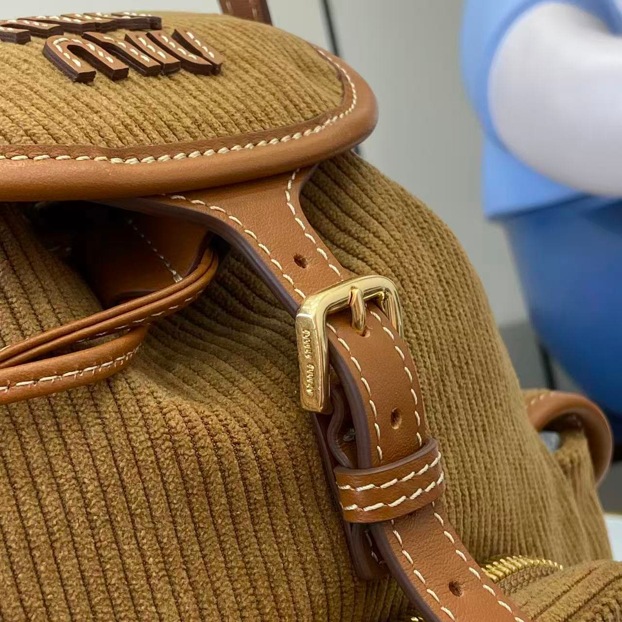 miumiu 谬谬 White Backpack 5BZ043