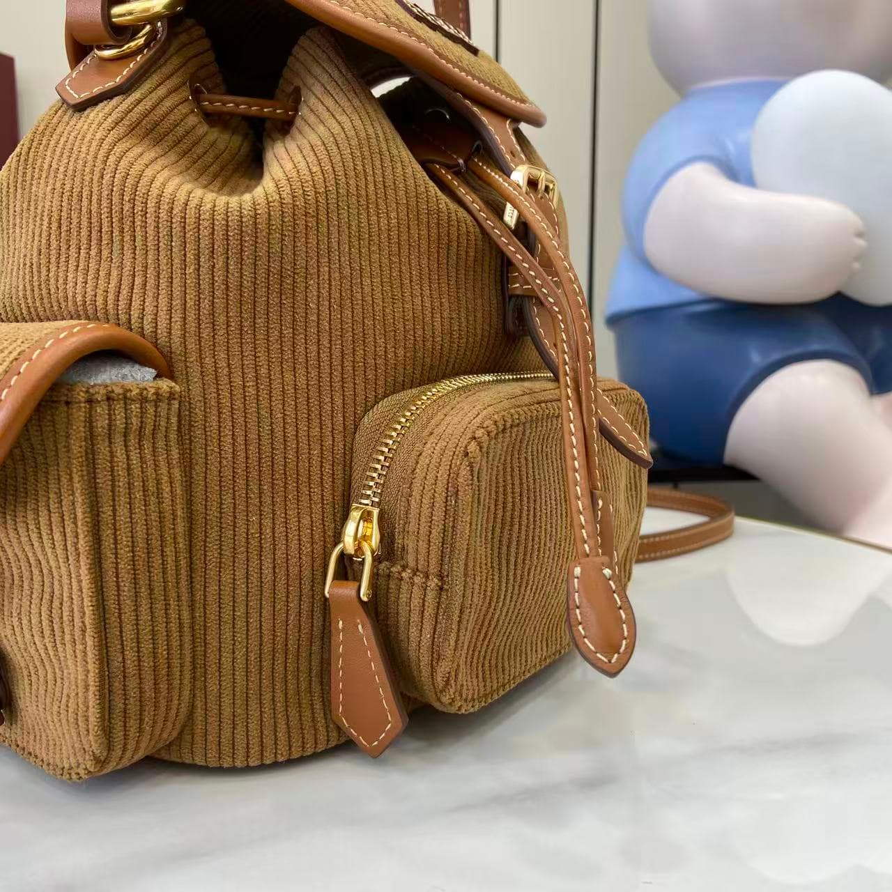miumiu 谬谬 White Backpack 5BZ043