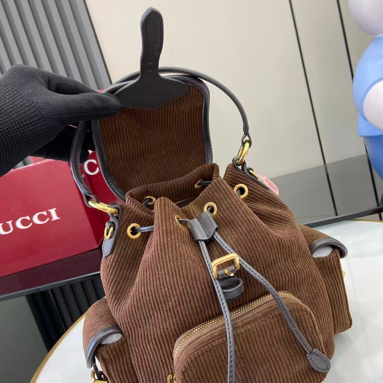 miumiu 谬谬 White Backpack 5BZ043