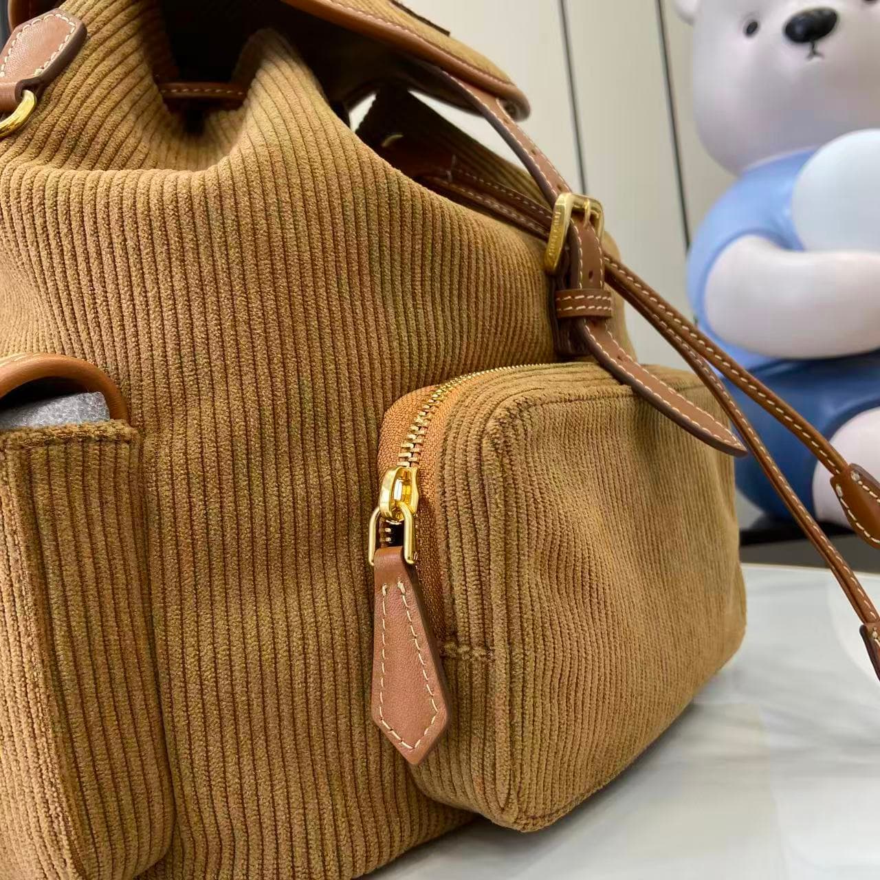 miumiu 谬谬 White Backpack 5BZ042