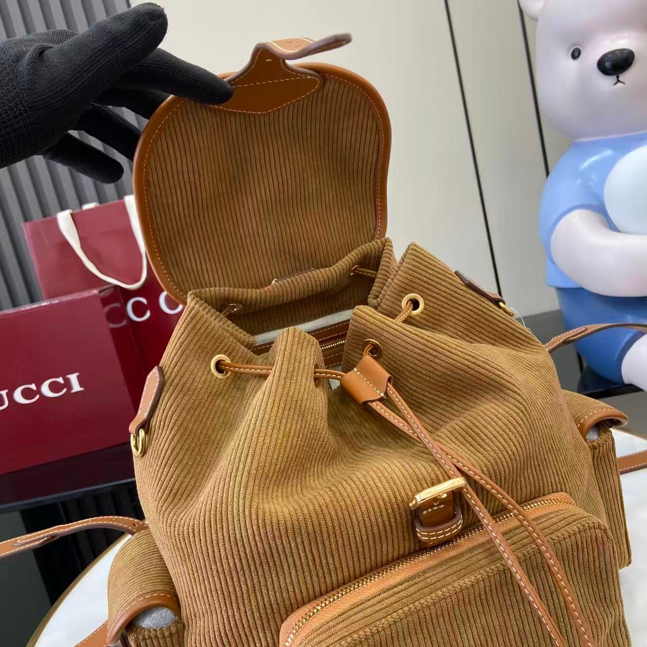 miumiu 谬谬 White Backpack 5BZ042