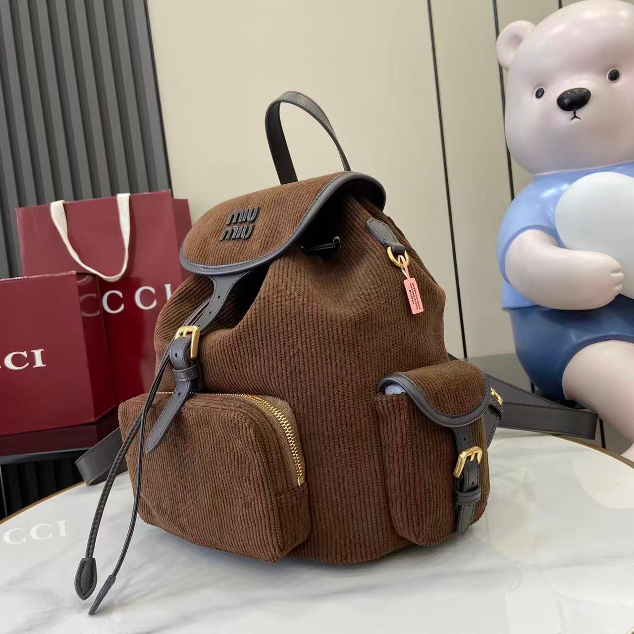 miumiu 谬谬 White Backpack 5BZ042