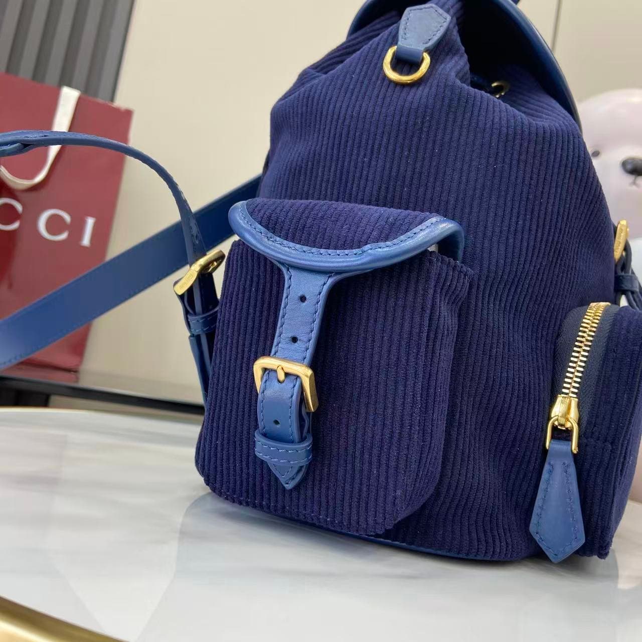 miumiu 谬谬 White Backpack 5BZ042