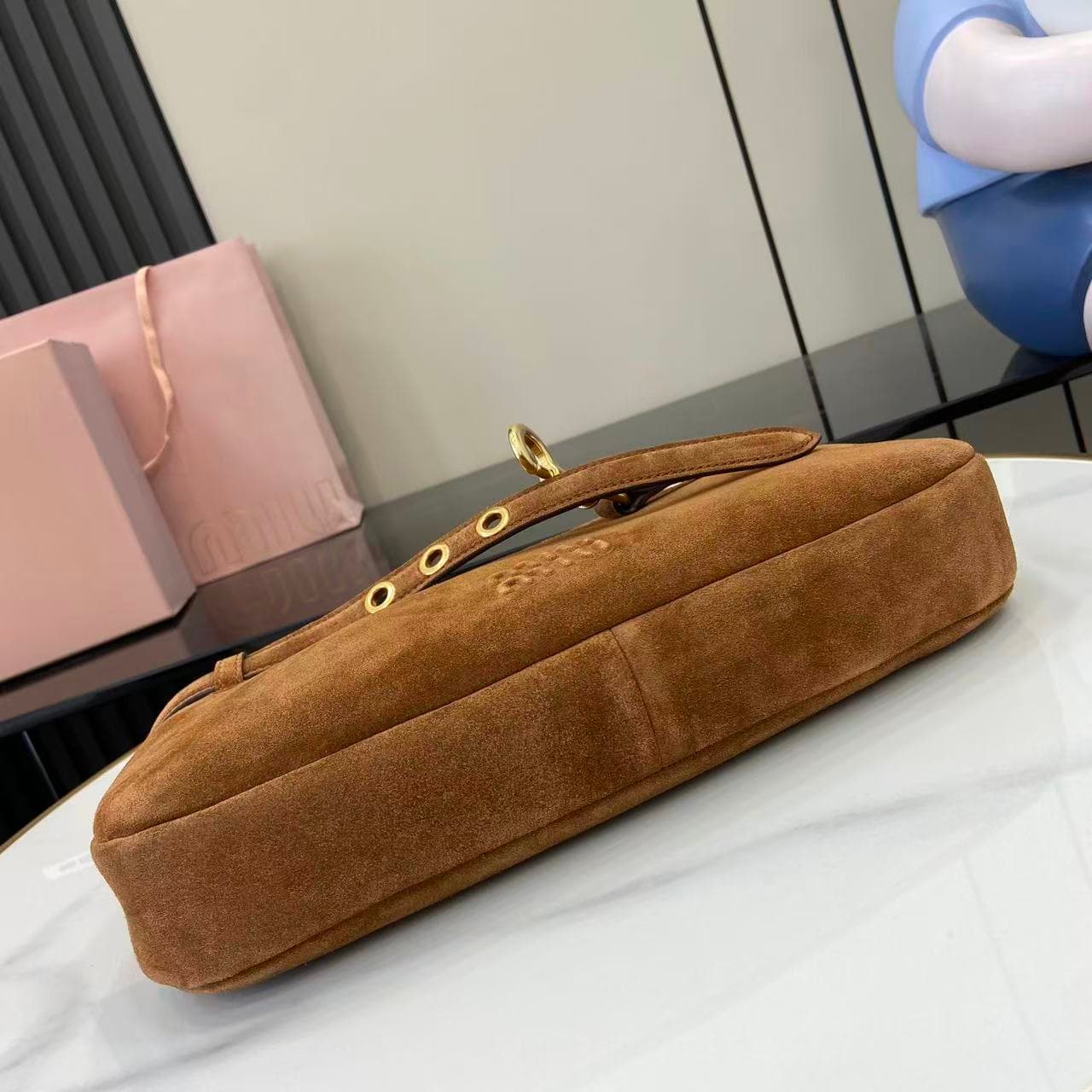 miumiu 谬谬 Brown Shoulder Bag 5BC182