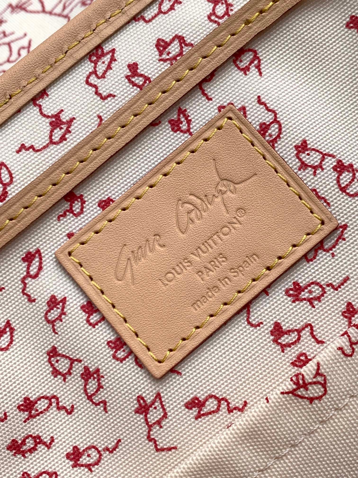 Louis Vuitton Cream Small Wallet M15135