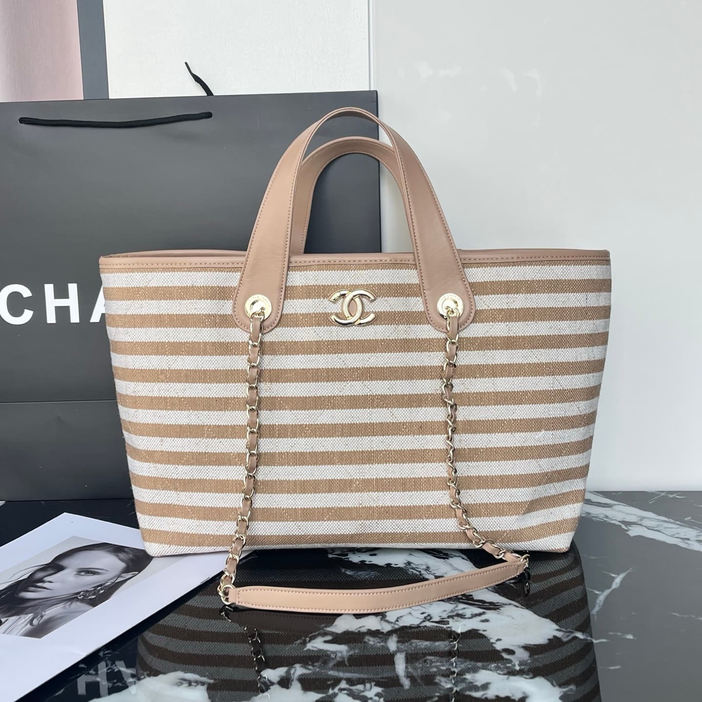 Chanel Denim Tote Bag 80017
