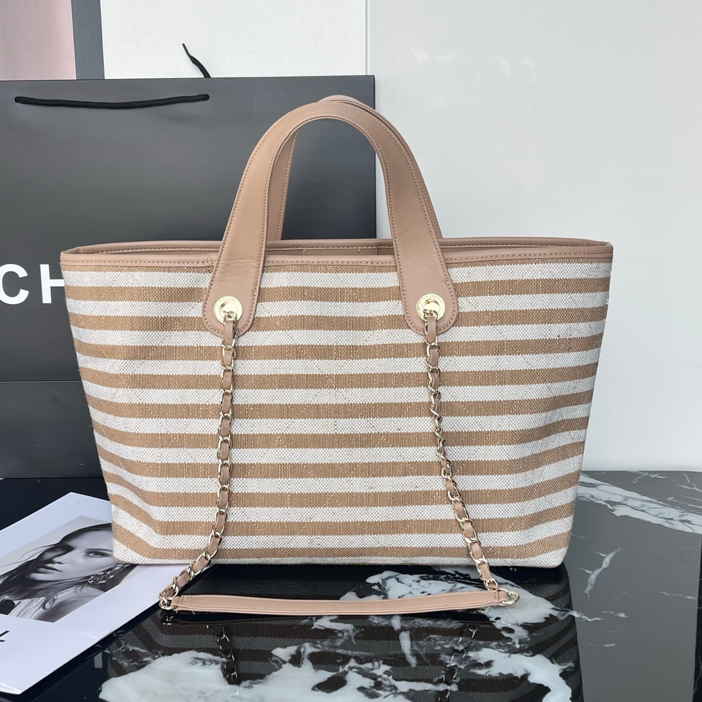 Chanel Denim Tote Bag 80017