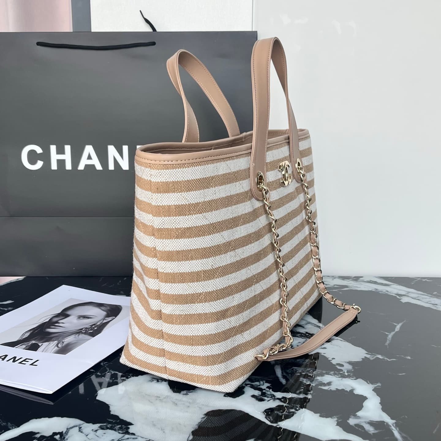 Chanel Denim Tote Bag 80017