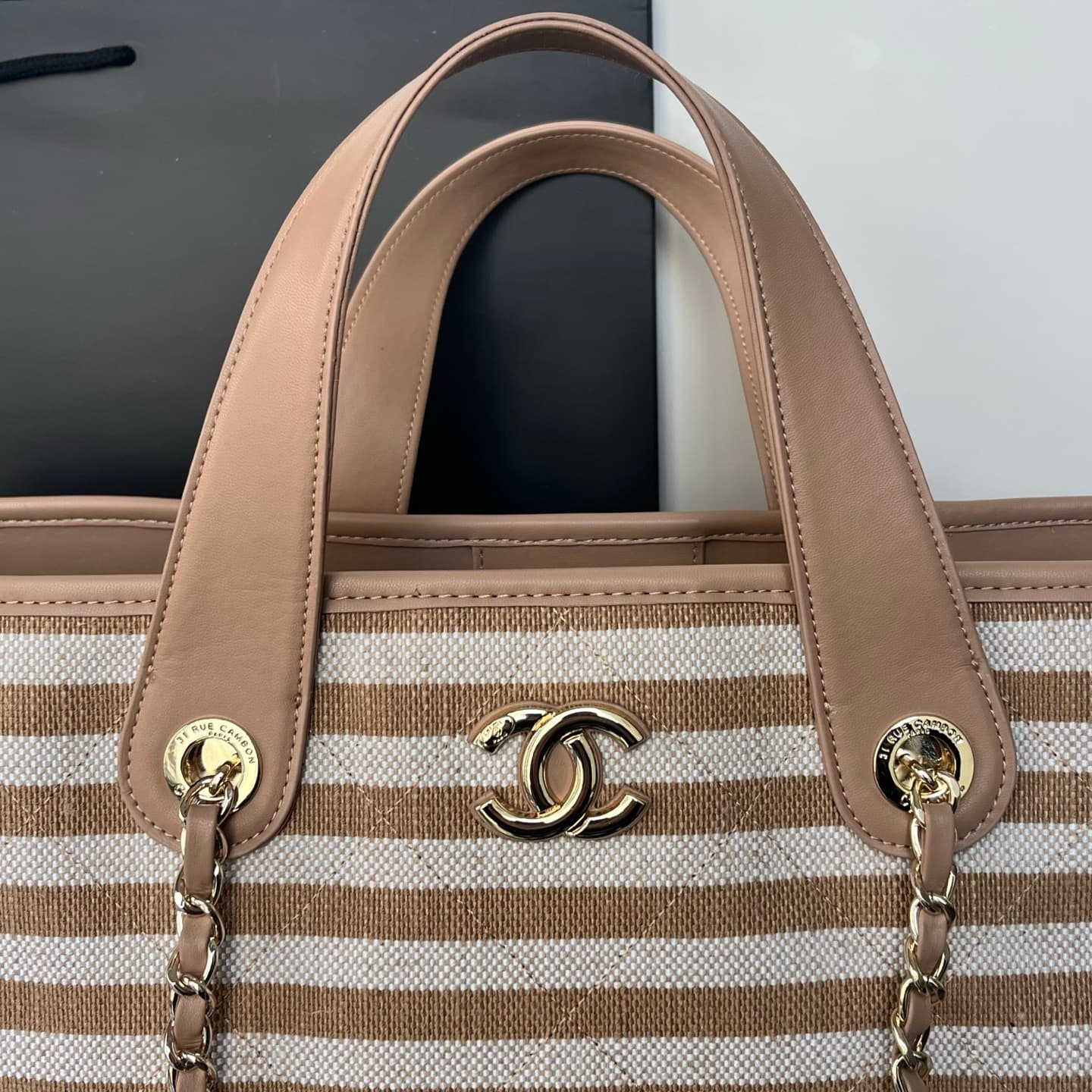Chanel Denim Tote Bag 80017