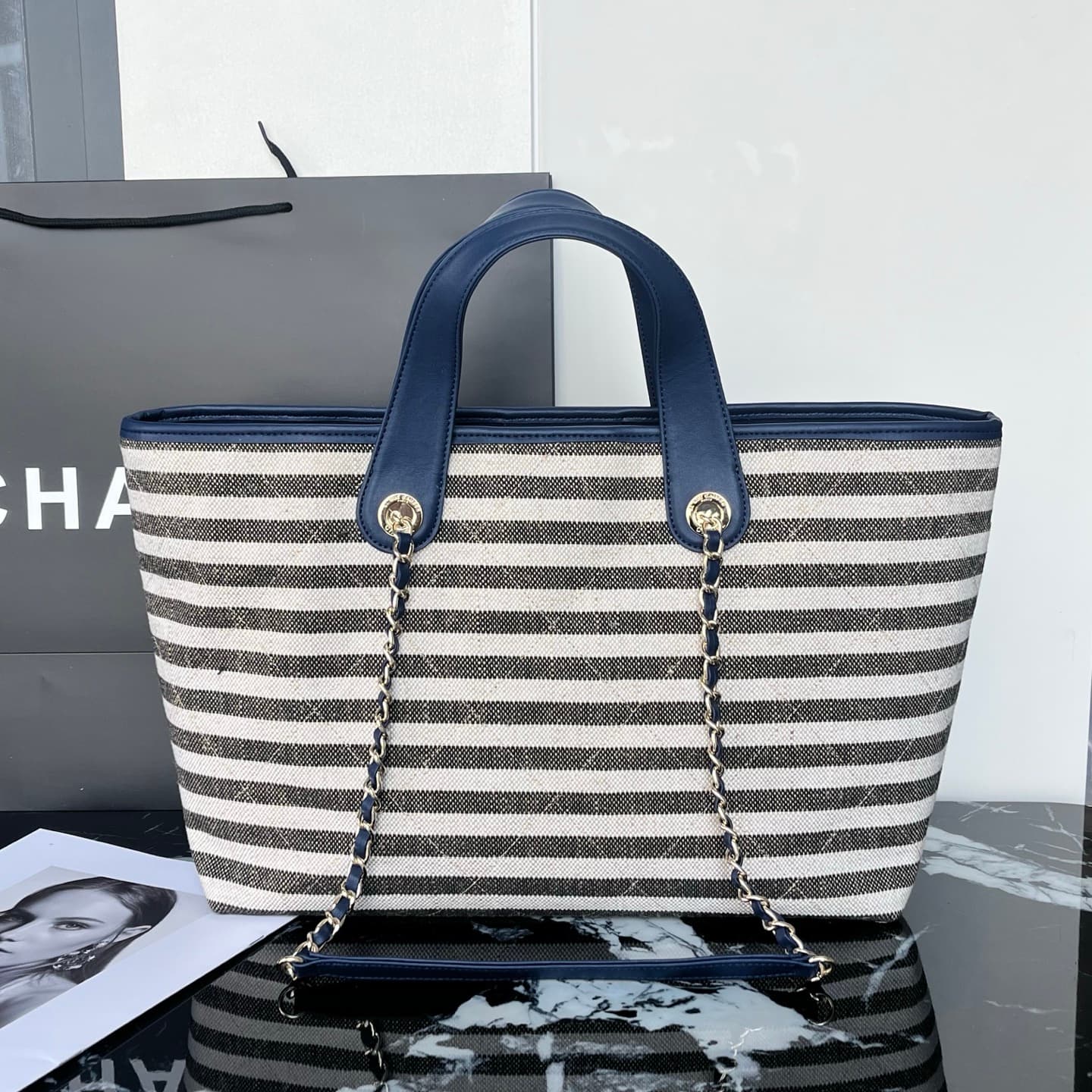 Chanel Denim Tote Bag 80017