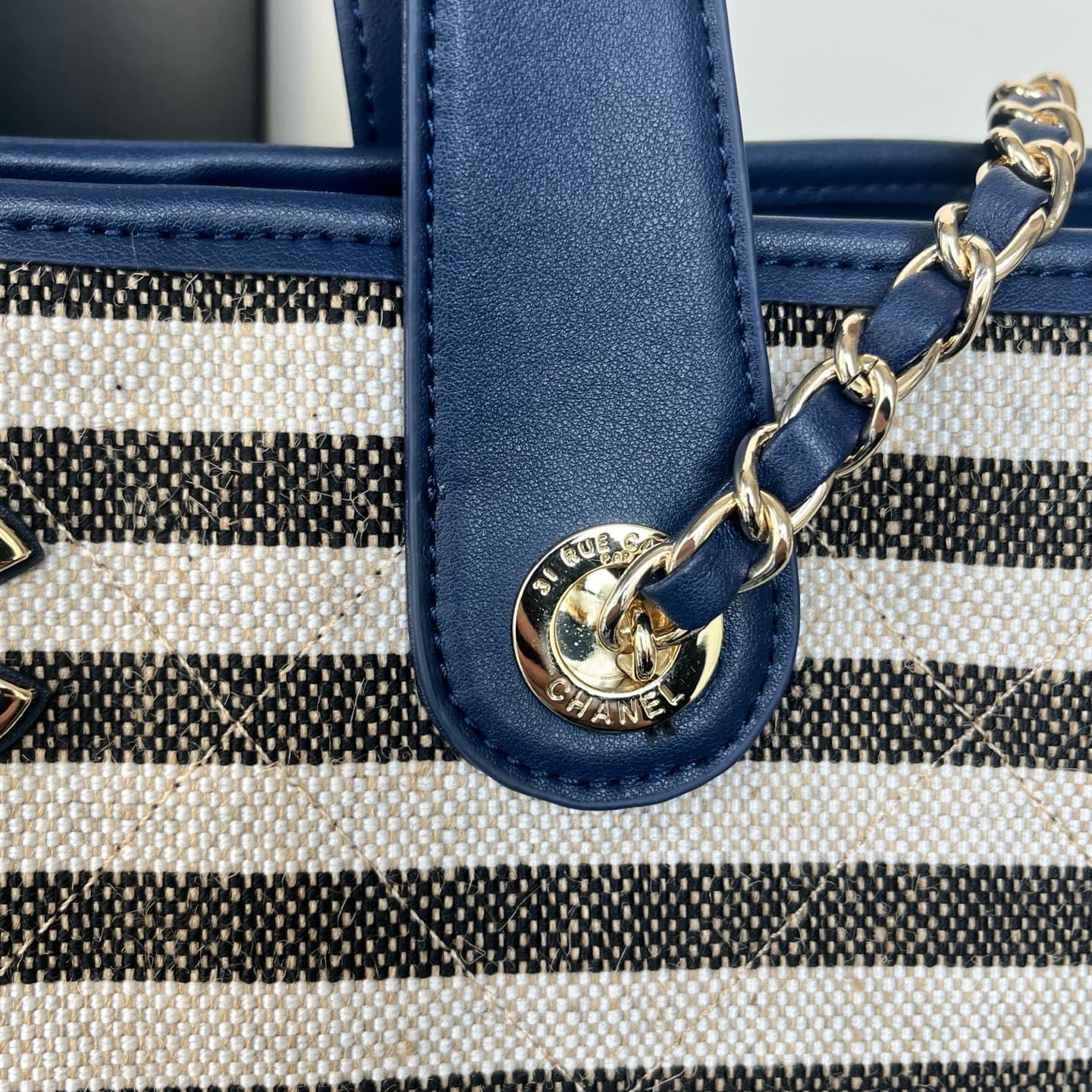 Chanel Denim Tote Bag 80017