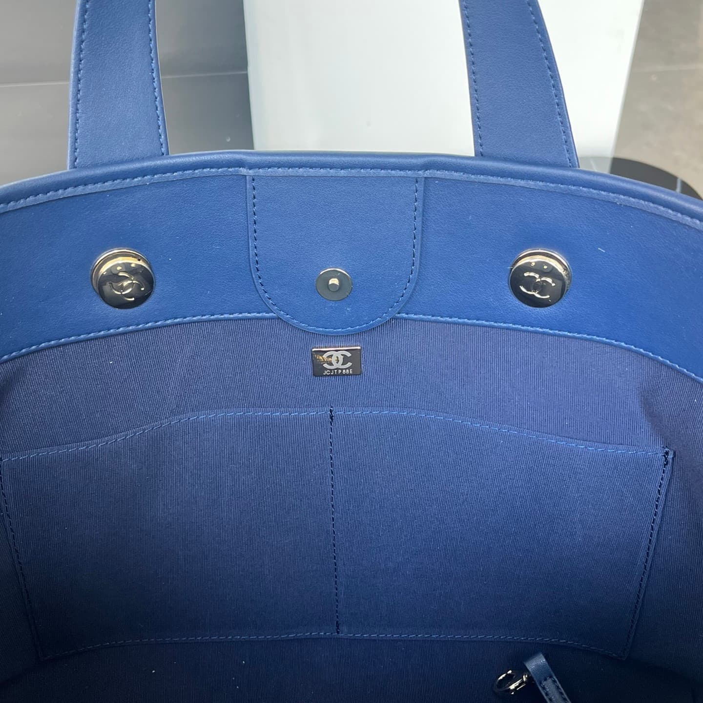 Chanel Denim Tote Bag 80017
