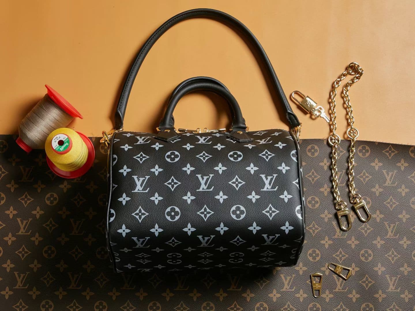 Louis Vuitton Black Bag M26691