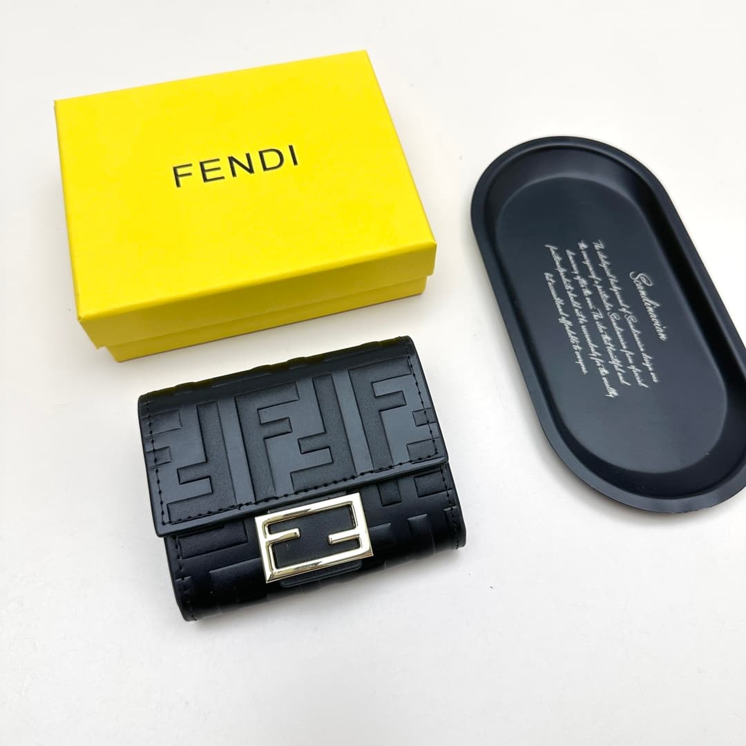 Fendi Black Wallet