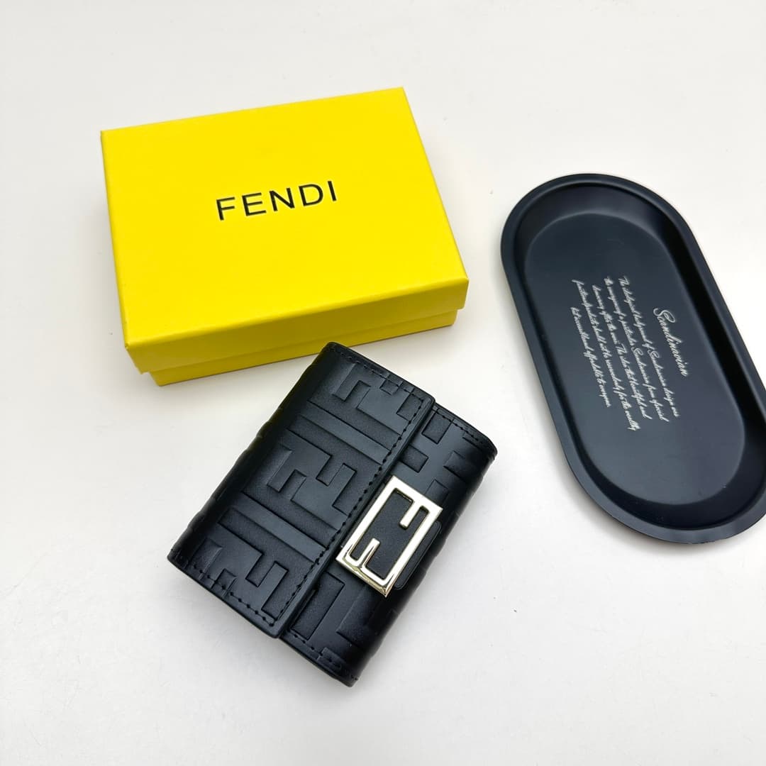 Fendi Black Wallet